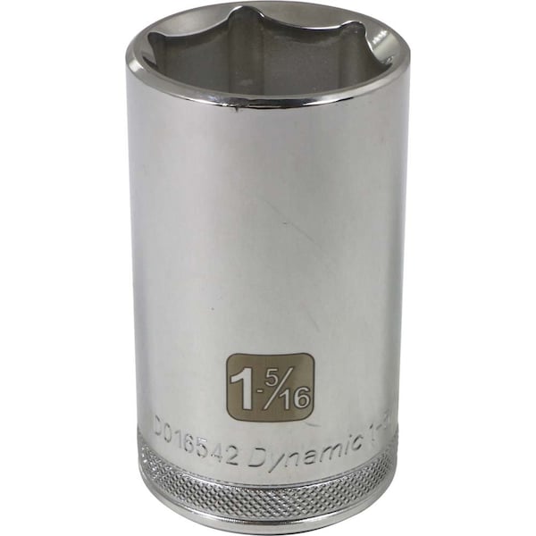 1/2" Drive, 1-5/16" SAE Socket, 6 Points